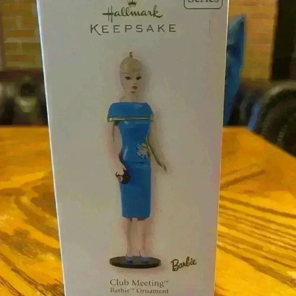 BARBIE 2008 Hallmark Keepsake Ornament "Club Meeting"